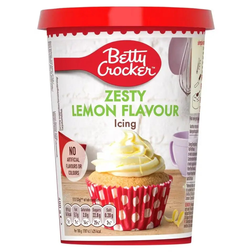 Betty Crocker Icing Friss Citrom 400g - OhMyCandyBox