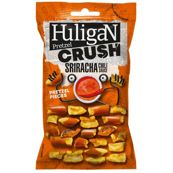 HuligaN Pretzel Crush Sriracha Chilli Szósz 65g - OhMyCandyBox