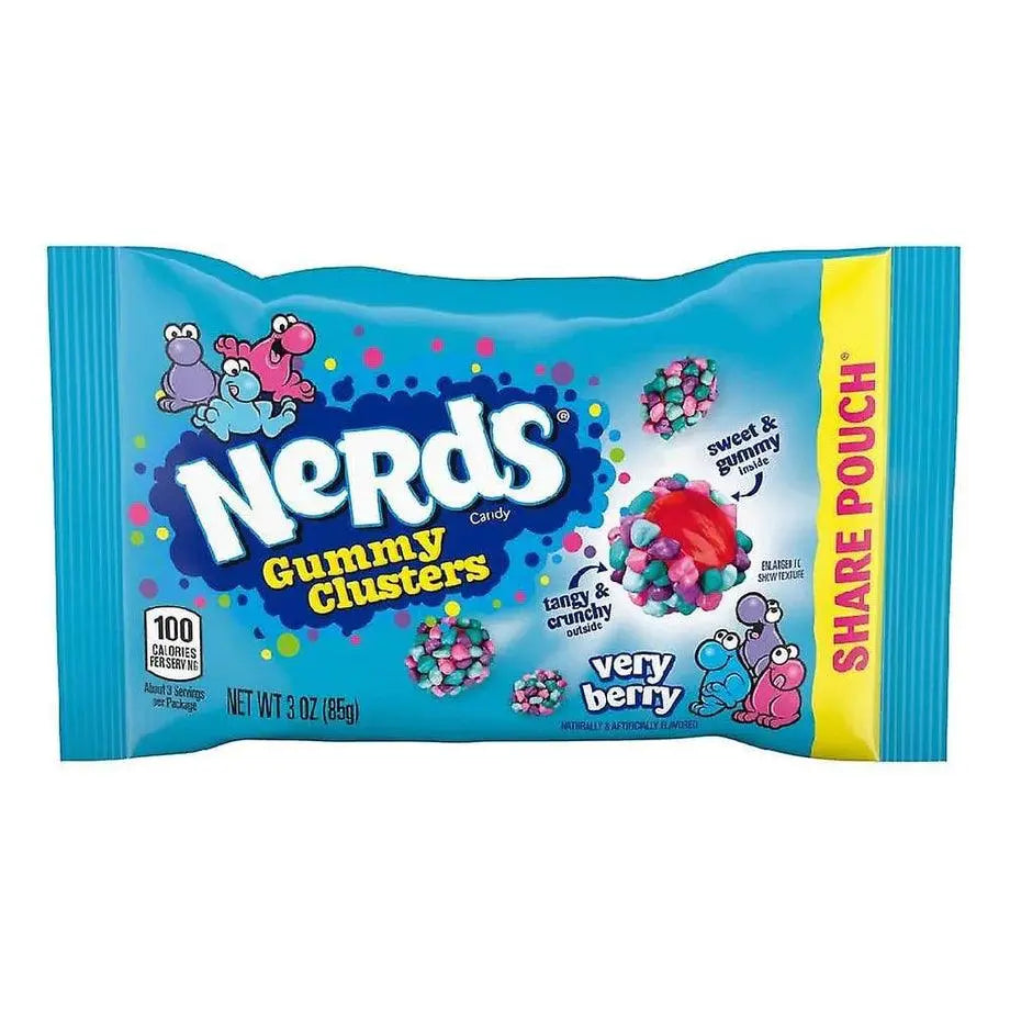 Nerds Gummy Clusters Very Berry Share Pouch 85g - Amerikai édességek - OhMyCandyBox Magyarország