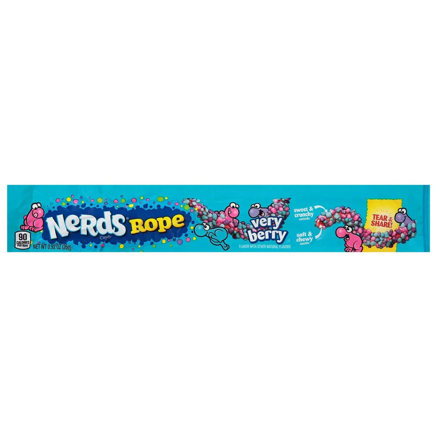 Nerds Rope Very Berry 26g - Amerikai édességek - OhMyCandyBox Magyarország