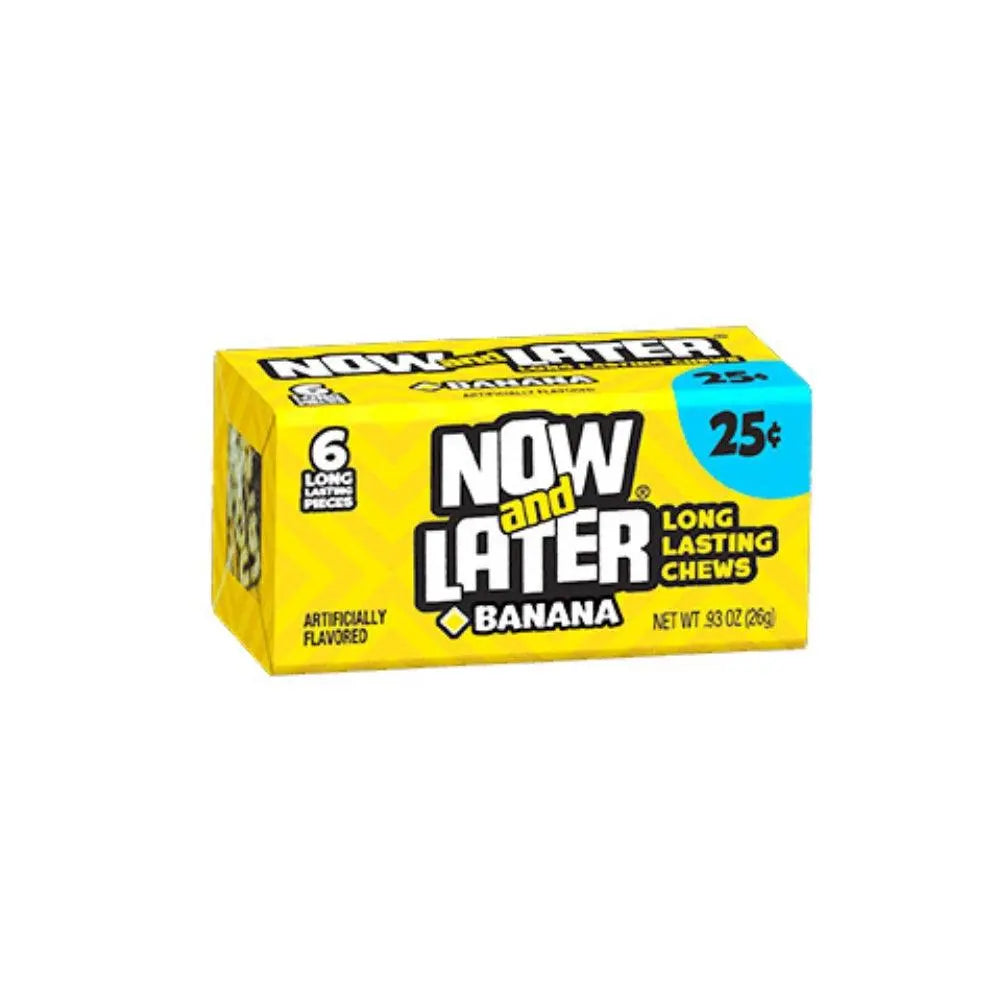 Now & Later Banán 26g - OhMyCandyBox