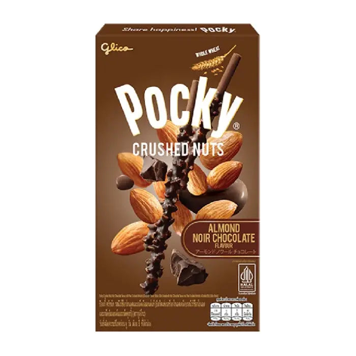 Pocky Crushed Nuts Almond Dark Chocolate 25g OhMyCandyBox