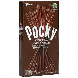 Pocky Dupla Csokoládé 47g - Amerikai édességek - OhMyCandyBox Magyarország