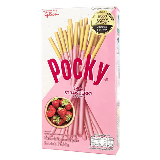 Pocky Strawberry 45g - Amerikai édességek - OhMyCandyBox Magyarország