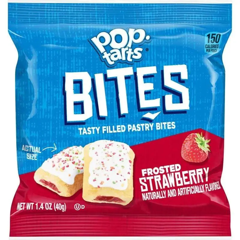Pop-Tarts Bites Frosted Strawberry 40g - Amerikai édességek - OhMyCandyBox Magyarország