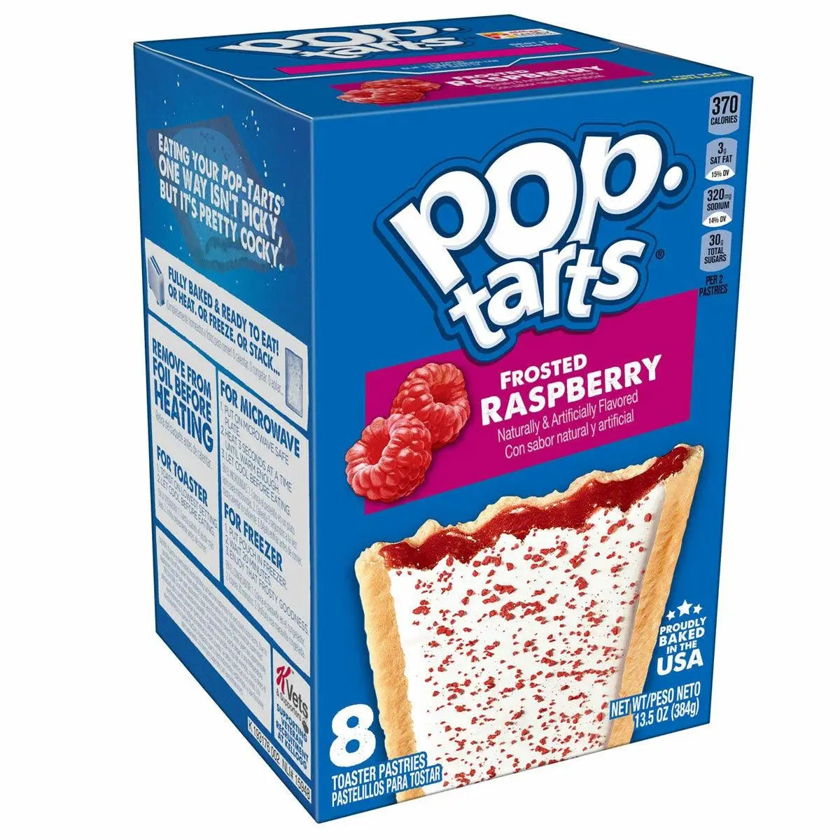 Pop-Tarts Frosted Raspberry 384g - Amerikai édességek - OhMyCandyBox Magyarország