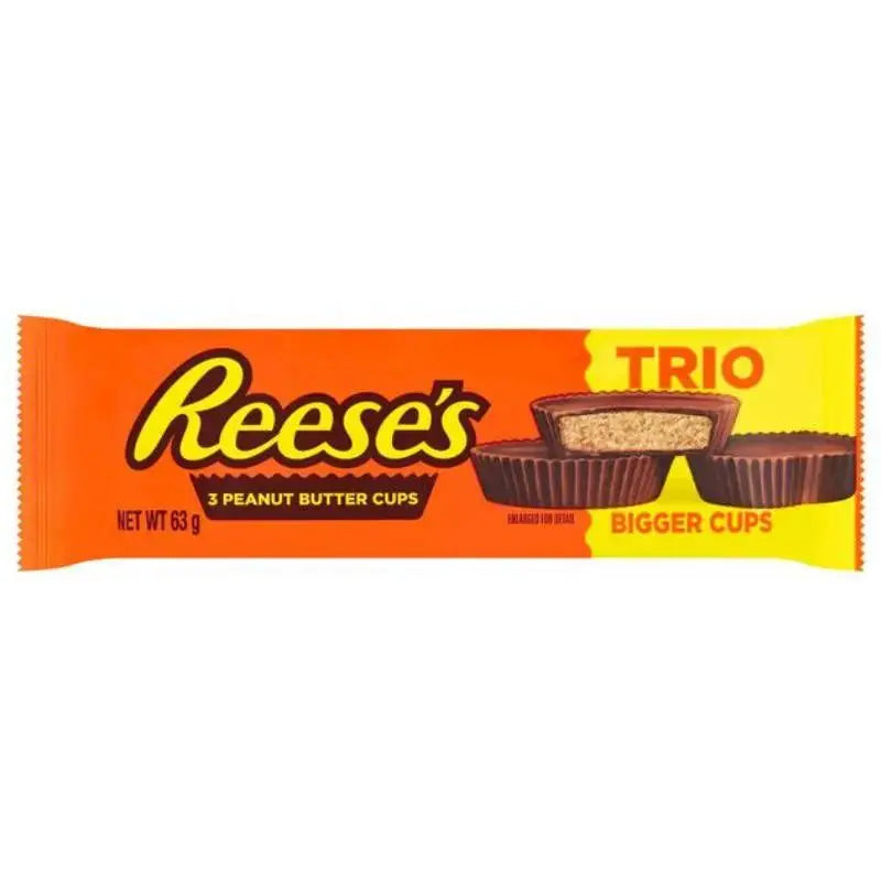 Reese’s Trio Mogyoróvajas Csokoládék 63g - Amerikai édességek - OhMyCandyBox Magyarország