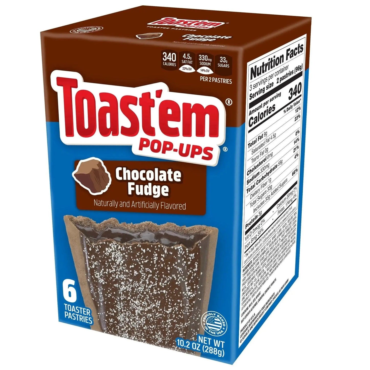 Toast'em mázolt csokoládé fudge 288g - OhMyCandyBox