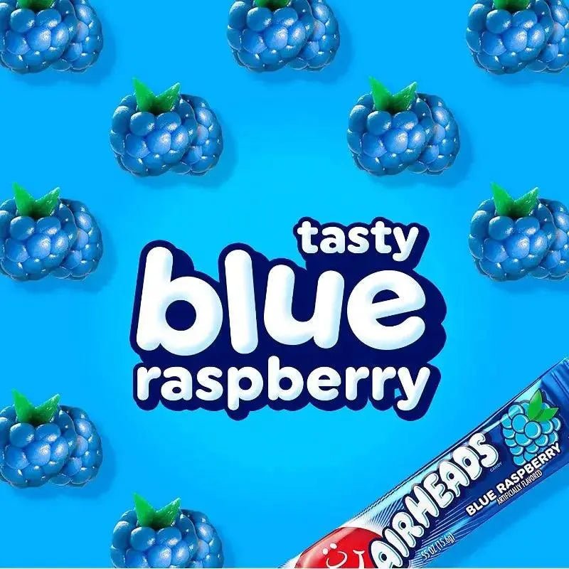 Airheads Kék Málna 15.6g - Amerikai édességek - OhMyCandyBox Horvátország