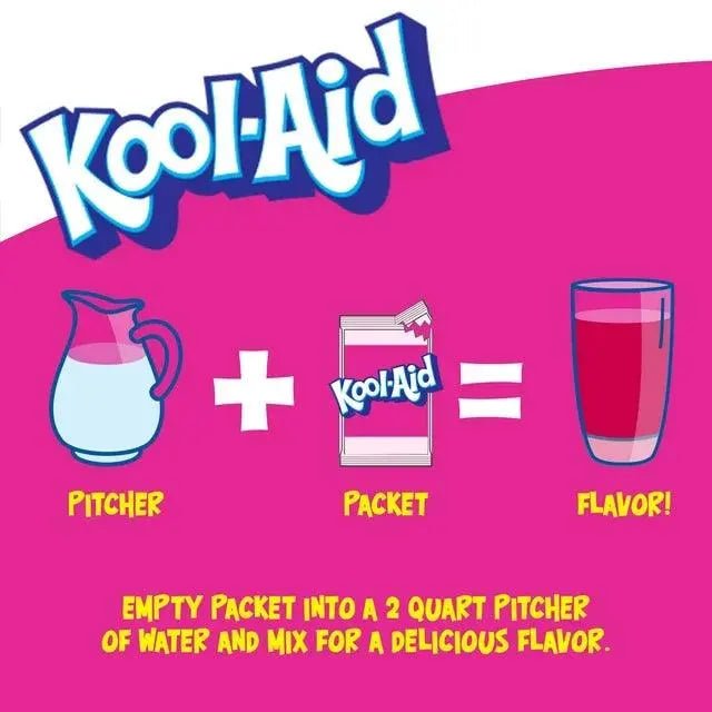 Kool Aid Eper 3.9g - Amerikai édességek - OhMyCandyBox Horvátország