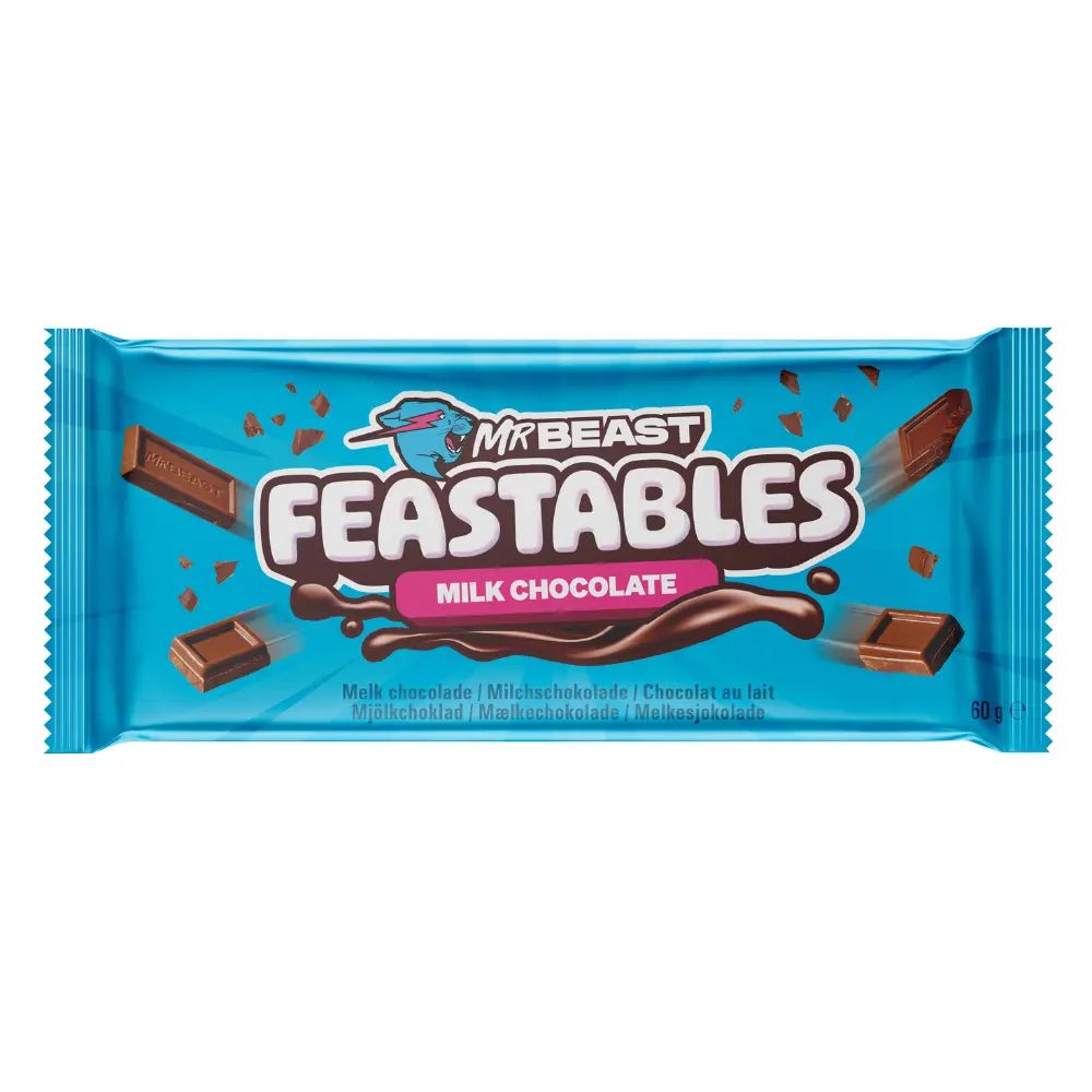 MrBeast Feastables Milk Chocolate 60g - OhMyCandyBox