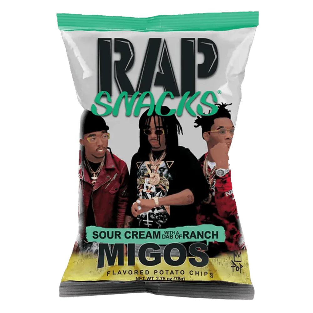 Rap Snacks Migos Sour Cream Ranch 71g