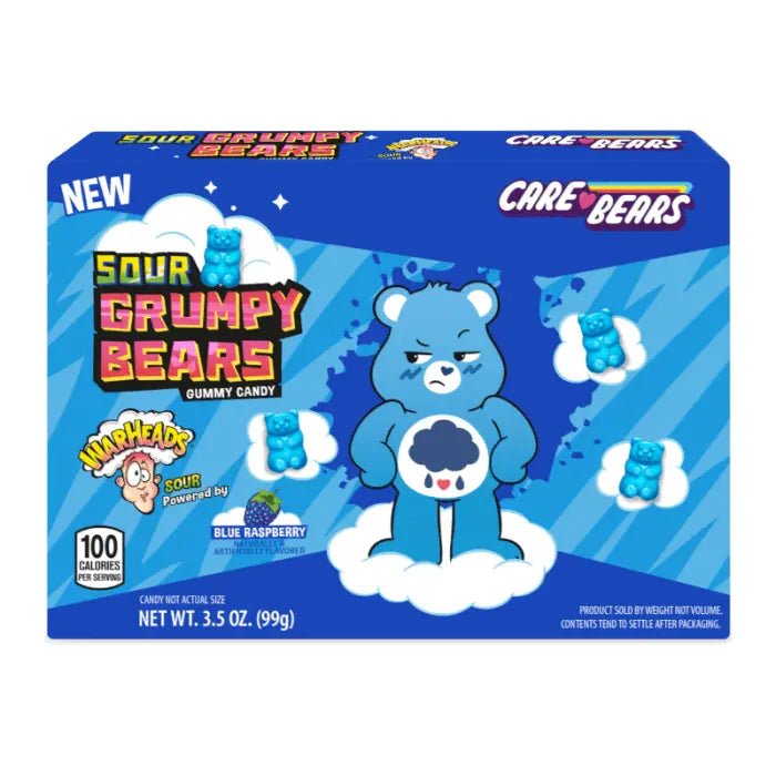 Warheads Care Bears Savanyú Grumpy Medvék 99g - OhMyCandyBox