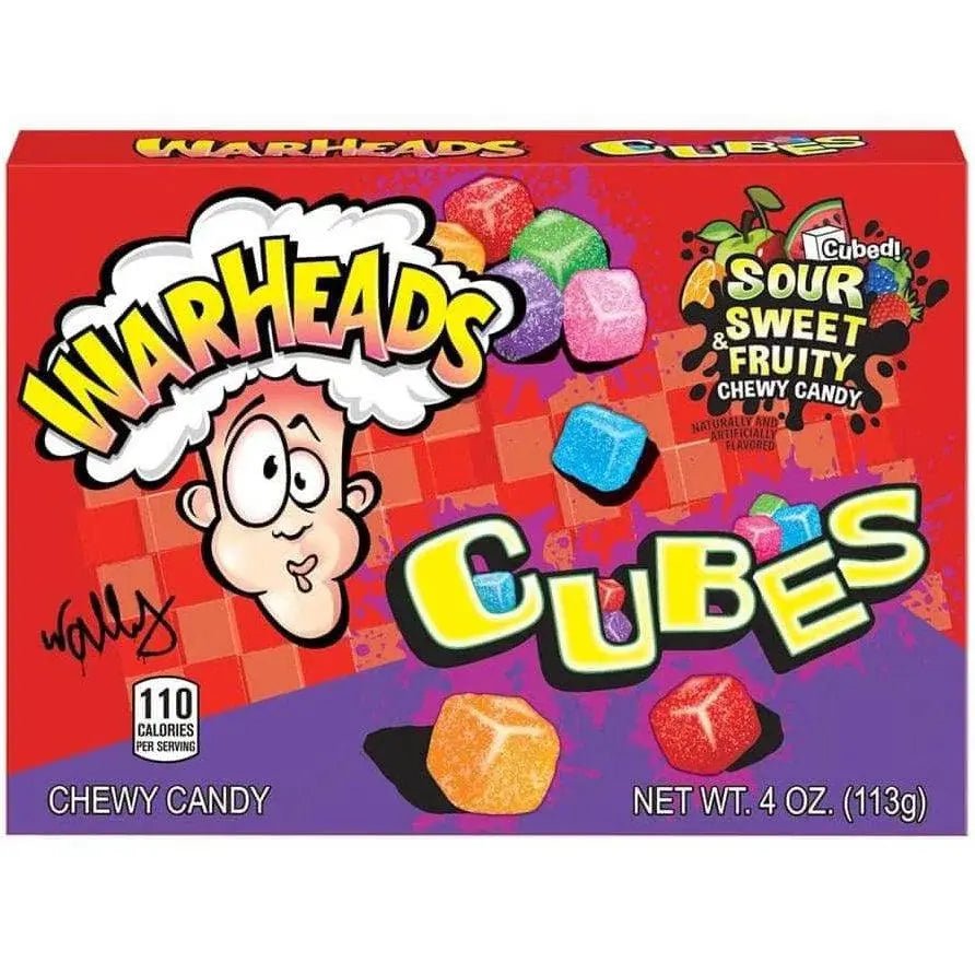 Warheads Rágós Kockák 113g - OhMyCandyBox