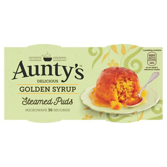 Aunty's Finom Párolt Puding Arany Szirup 190g - OhMyCandyBox