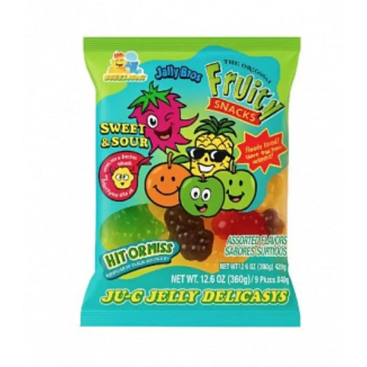 Din Don Fruity's Ju-C Sweet & Sour 360g OhMyCandyBox