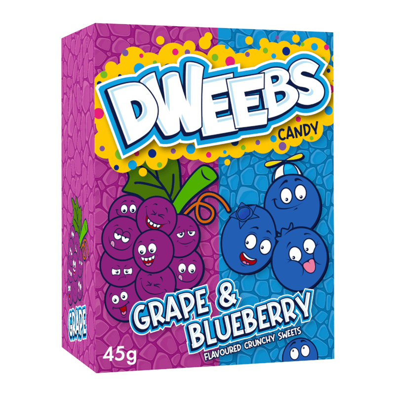 Dweebs Szőlő & Áfonya 45g - OhMyCandyBox