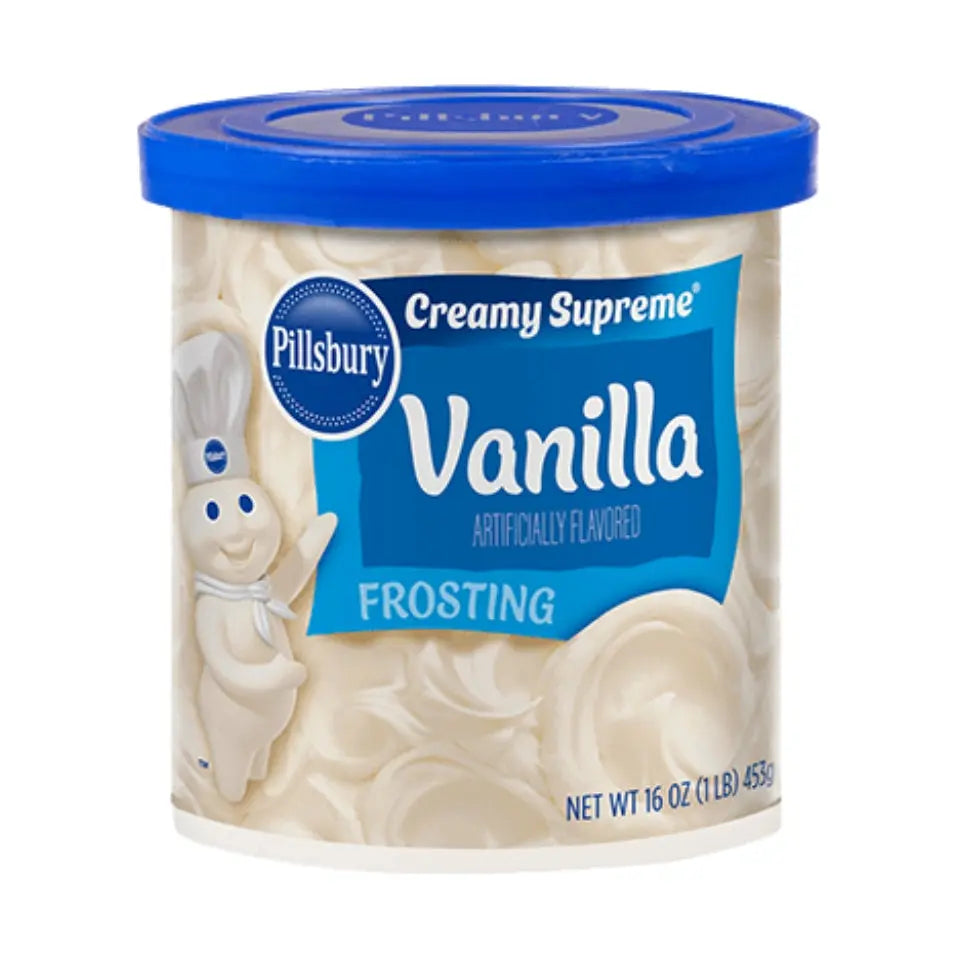 Pillsbury Creamy Supreme Frosting Vanilla 453g OhMyCandyBox