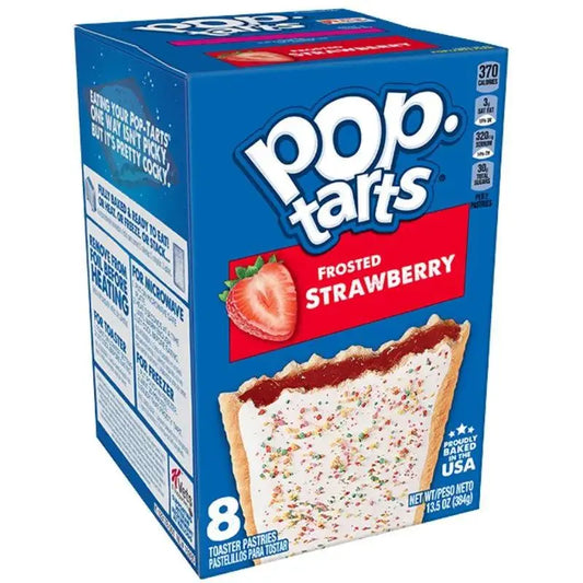 Pop-Tarts Frosted Strawberry 384g - Amerikai édességek - OhMyCandyBox Magyarország