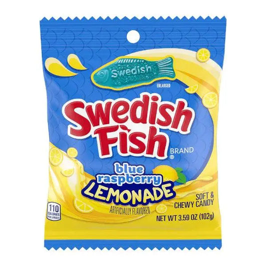 Swedish Fish Blue Raspberry Lemonade 102g - Amerikai édességek - OhMyCandyBox Magyarország