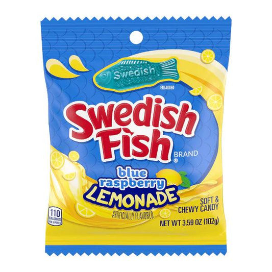 Swedish Fish Blue Raspberry Lemonade 102g - Amerikai édességek - OhMyCandyBox Magyarország
