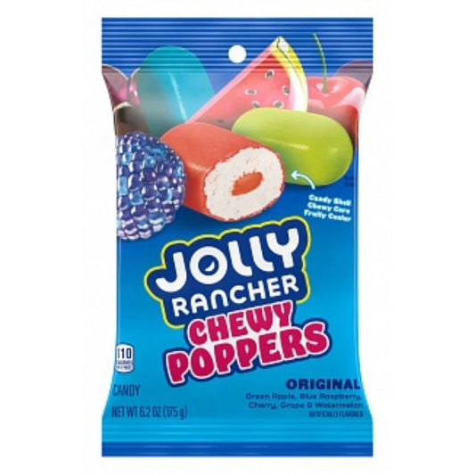 Plava vrećica žvakaćih bombona Jolly Rancher Chewy Poppers, Original