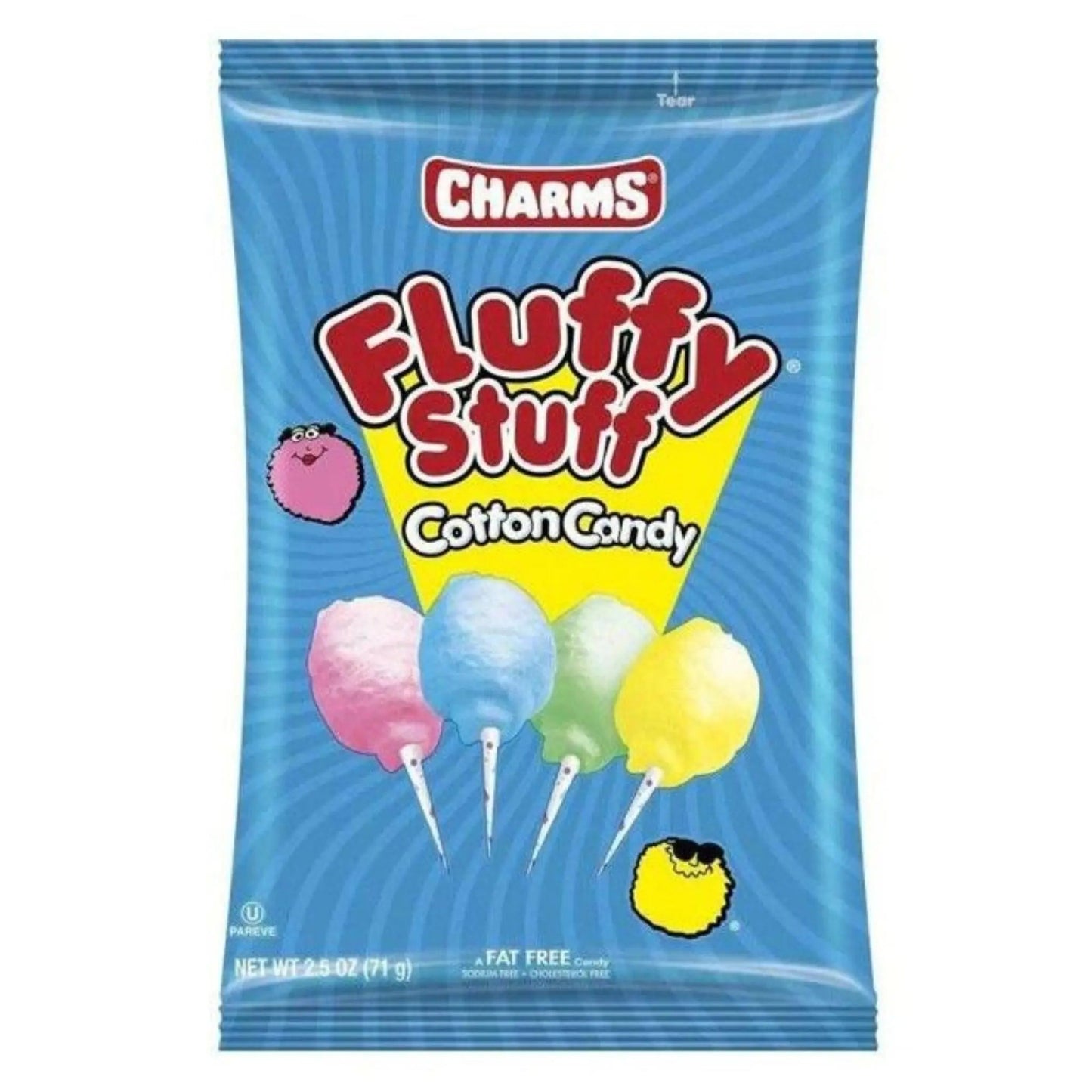 Charms Fluffy Stuff vattacukor 71g - OhMyCandyBox