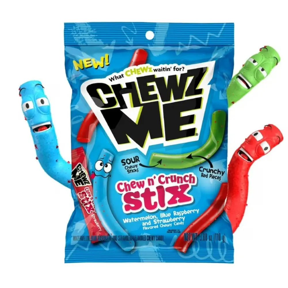Chewz Me Chew N' Crunch Stix 110g - OhMyCandyBox