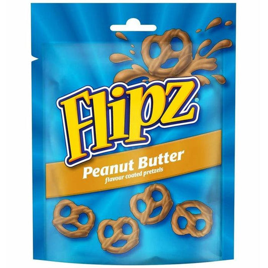 Flipz Sós Ropik Mogyoróvajjal 90g - OhMyCandyBox