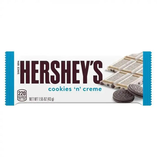 Hershey's Bar Cookies 'n' Creme 43g - Amerikai édességek - OhMyCandyBox Magyarország