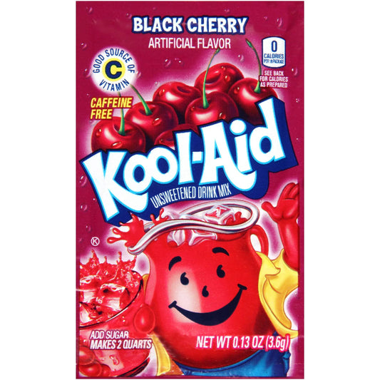 Kool - Aid Drink Mix Black Cherry 7g - OhMyCandyBox