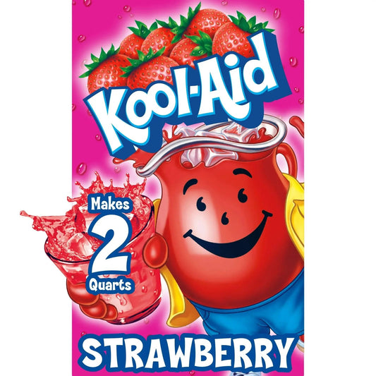 Kool Aid Eper 3.9g - Amerikai édességek - OhMyCandyBox Horvátország