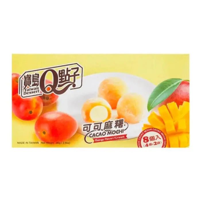 Q Brand Mochi Kakaós Mangó 80g - OhMyCandyBox