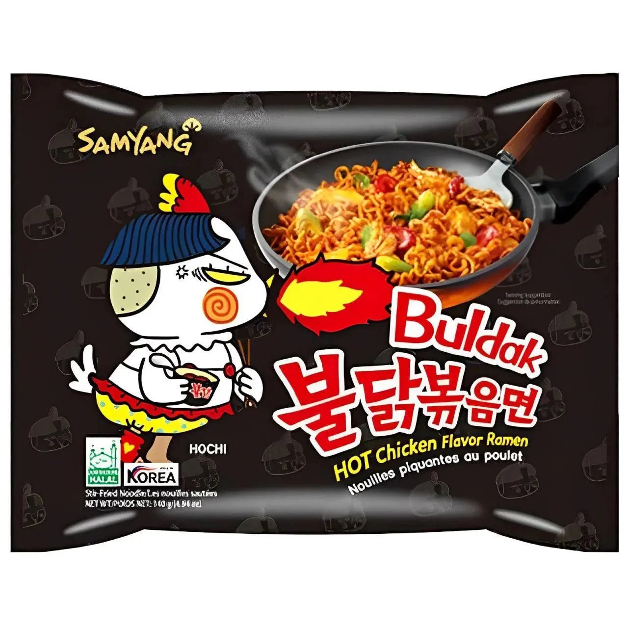 Samyang Buldak Instant Tészta Forró Csirke 140g - OhMyCandyBox