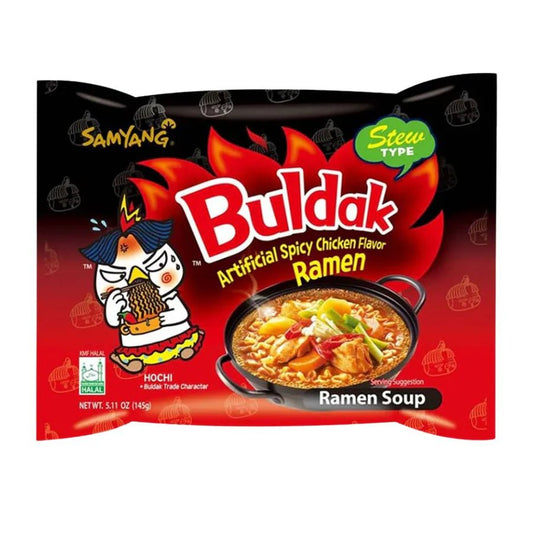 Samyang Buldak Instant Noodles Stewed Hot Chicken 145g - OhMyCandyBox