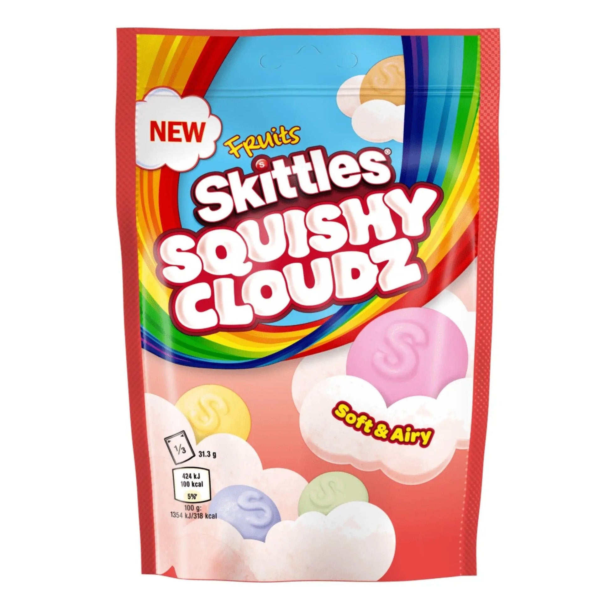 Skittles Squishy Cloudz Gyümölcs 94g - OhMyCandyBox