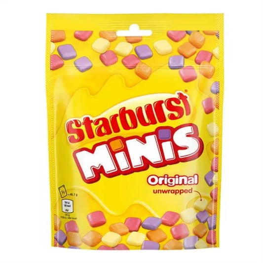 Starburst Gyümölcs Rágcsák Mini Eredeti 137g - OhMyCandyBox
