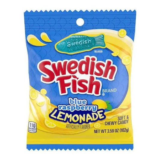 Swedish Fish Blue Raspberry Lemonade 102g - Amerikai édességek - OhMyCandyBox Magyarország